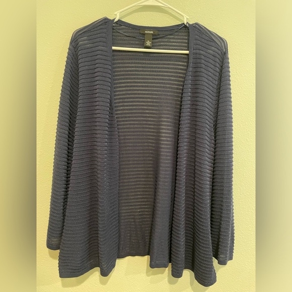 Alfani Navy Blue Open Cardigan Size XL - Picture 1 of 5
